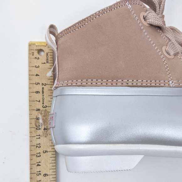 Sperry NEW Saltwater 2 Nubuck Duck Boots Pink Gray - Picture 7 of 8